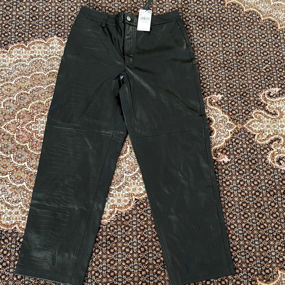 Mango woman’s Sleek Black Dress Pants